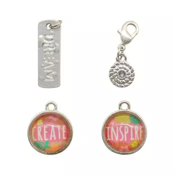 ARS2050 Набор декоративных подвесок 'Вдохновение', 4шт. Astra&amp;Craft