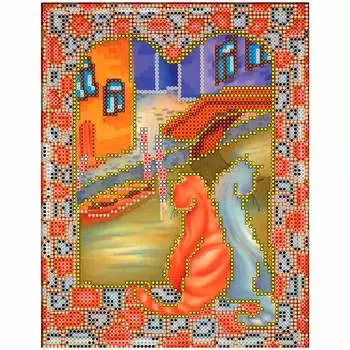 АС-041 Канва с рисунком для бисера 'Свидание'