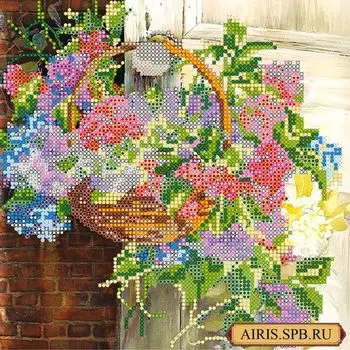 АС-071 Канва с рисунком для бисера 'Подарки лета'