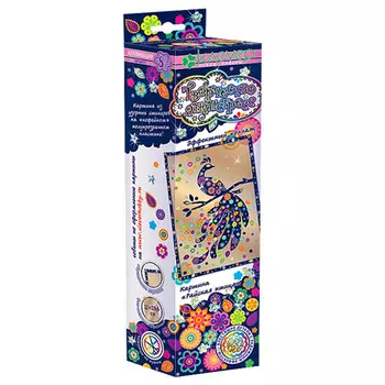 АС 43-234 Набор для картины 'Райская птица' (антистресс) 295*210мм Клевер