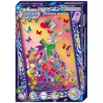 АС 46-246 Набор для картины 'Бальное платье' (антистресс) 290x200x30 мм Клевер