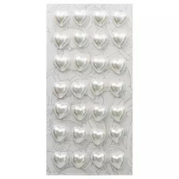 ASS1269 Декоративные наклейки 'Жемчуг', 12 мм, Astra&amp;Craft (Z9 белый)