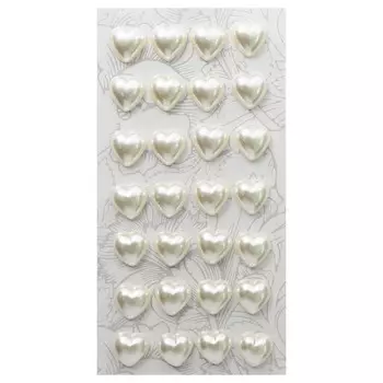 ASS1269 Декоративные наклейки 'Жемчуг', 12 мм, Astra&amp;Craft (Z24 молочный)