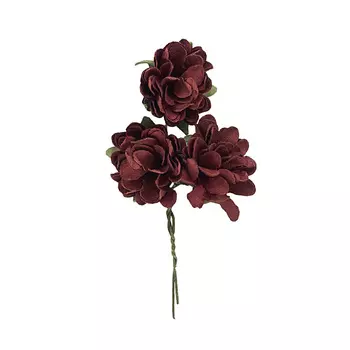 Астры из бумаги, упак./8 шт., SCB (280306 бордовые)