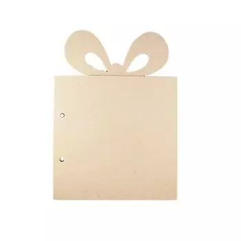 АВ019 Заготовка для фотоальбома 'Подарок' без колец