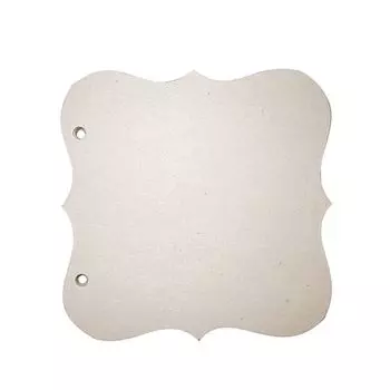 АВ022 Заготовка для фотоальбома 'Фигурный квадрат' малый без колец