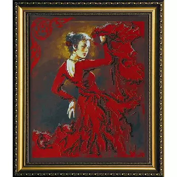 АВ-021 Набор для вышивания бисером 'Абрис Арт' 'Кармен', 23*28 см