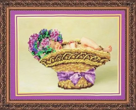 АВ-057 Набор для вышивания бисером 'Абрис Арт' 'Малыш', 30*23 см