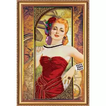 АВ-234 Набор для вышивания бисером 'Долли'