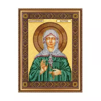 АВ-286 Набор для вышивания бисером 'Абрис Арт' 'Матрона Московская', 19*25 см