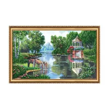 АВ-316 Набор для вышивания бисером 'Абрис Арт' 'Водопой', 65*30 см