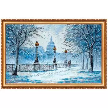 АВ-346 Набор для вышивания бисером 'Абрис Арт' 'Метель', 51*32 см