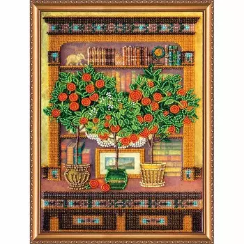 АВ-373 Набор для вышивания бисером 'Абрис Арт' 'Буфет в гостиной', 20*30 см