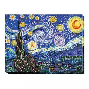 АВ-397 Набор для вышивания бисером 'Абрис Арт' 'Звездная ночь', 40*30 см