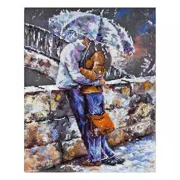 АВ-452 Набор для вышивки бисером на холсте 'Абрис Арт' 'Неоромантика', 28*35 см