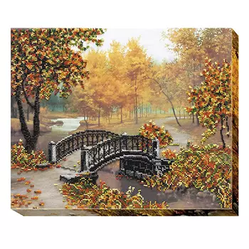 АВ-498 Набор для вышивания бисером 'Золото осени' 37*30см