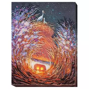 АВ-608 Набор для вышивания бисером 'Гнездышко' 27*35см