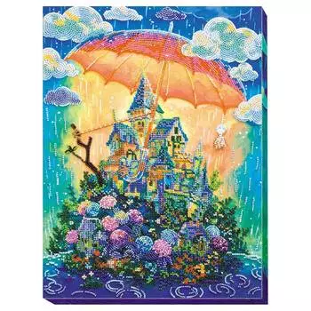 АВ-636 Набор для вышивания бисером 'Уютный мирок' 28*37см