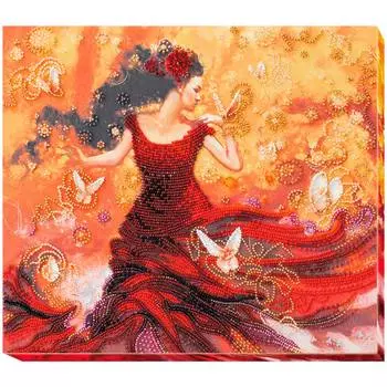 АВ-672 Набор для вышивания бисером 'Танцующая свет' 32*28см