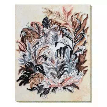 АВ-679 Набор для вышивания бисером 'Рисунок сепией' 27*34см