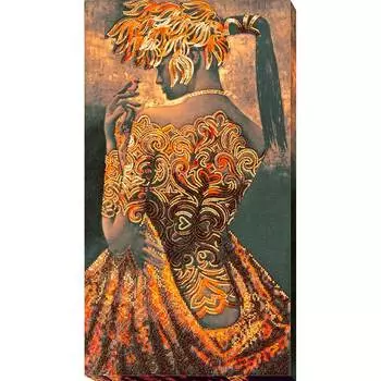 АВ-690 Набор для вышивания бисером 'Золото ночи' 27*49см