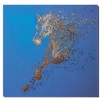 АВ-741 Набор для вышивания бисером 'Золотой' 32*32см