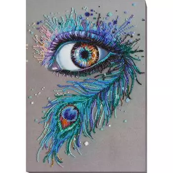 АВ-788 Набор для вышивания бисером 'Королевский взгляд' 27*37см