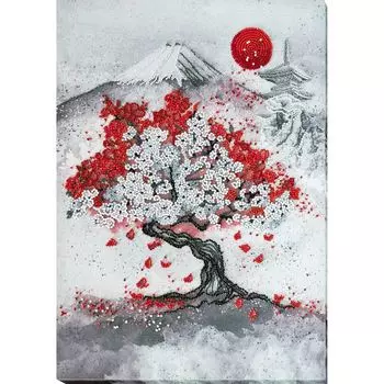 АВ-796 Набор для вышивания бисером 'Ханами' 25*35см