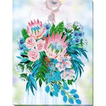 АВ-803 Набор для вышивания бисером 'Особенный день' 27*34см