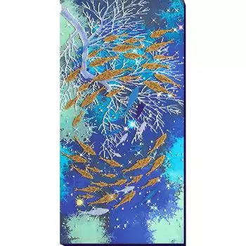 АВ-835 Набор для вышивания бисером 'Круговорот' 30*60см