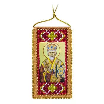 АВО-005 Набор для вышивки бисером на натуральном художественном холсте 'Абрис Арт' 'Молитва путешествующих', 5*20 см