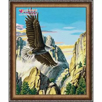 АЖ-1518 Картина стразами 'Горный орел'