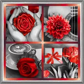 АЖ-1776 Картина стразами 'Яркий акцент' 50*50см