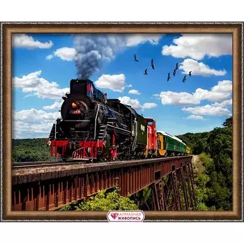 АЖ-1797 Картина стразами 'Восточный экспресс' 50*40см