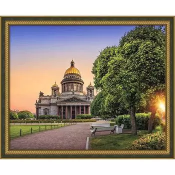 АЖ-1954 Картина стразами 'Исаакиевский собор' 50*40 см