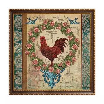 АЖ-3006 Картина стразами 'Азиль' 40х40 см