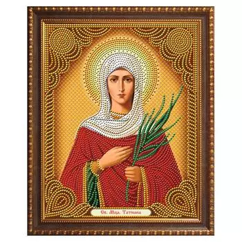 АЖ-5012 Картина стразами 'Икона Святая Татьяна' 22*28см