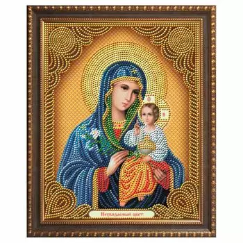 АЖ-5039 Картина стразами 'Икона Неувядаемый Цвет' 22*28см