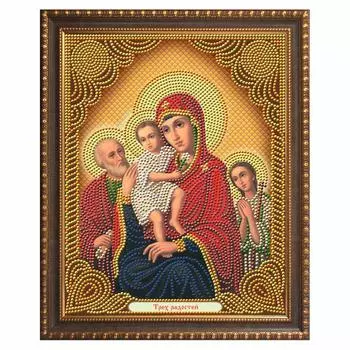 АЖ-5042 Картина стразами 'Икона Трех Радостей' 22*28см