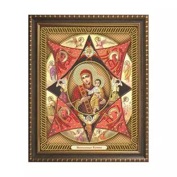 АЖ-5048 Картина стразами 'Икона Неопалимая Купина' 22*28см