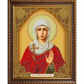 АЖ-5064 Картина стразами 'Икона Святая Мученица Галина' 22*28см