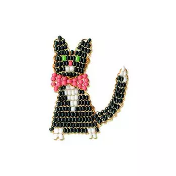 Б033 Набор для бисероплетения Riolis, 'Кот' 4*3,5 см