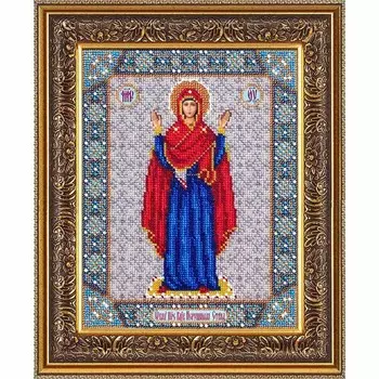 Б1028 Набор для вышивания бисером 'Паутинка' 'Пресвятая Богородица Нерушимая стена', 20*25 см