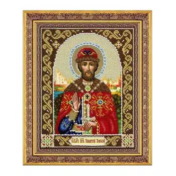 Б1037 Набор для вышивания бисером 'Паутинка' 'Св. Благов. князь Дмитрий Донской', 20*25 см