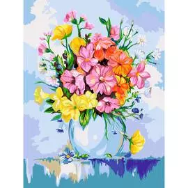 B106 Набор для рисования по номерам 'Нежность лета' 40*50см