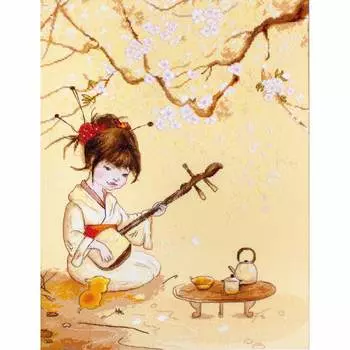 B1144 Набор для вышивания 'Чай' 32*41см, Luca-S