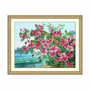 Б1305 Набор для вышивания бисером 'В ожидании'38*28 см