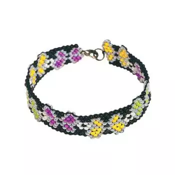 Б132 Набор для бисероплетения Riolis 'Браслет с мотыльками', 17 см