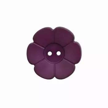 B1, Пуговица на прокол, 40L (темно-фиолетовый)