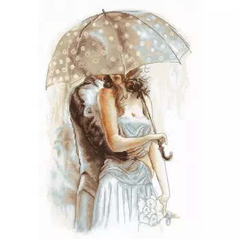 B2294 Набор для вышивания 'Под зонтом' 23,5*36см, Luca-S